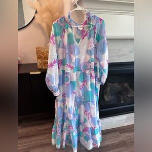J marie colorful maxi dress